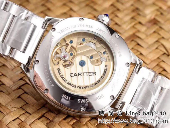 CARTIER卡地亞 簡約兩針飛輪 精品男士腕表 WSS3190